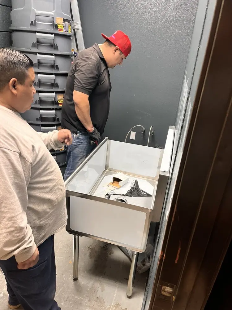 Commercial plumbing and sink installation in Cooperstown